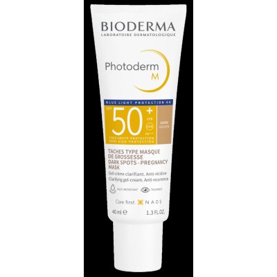 Bioderma Photoderm M ochranný tónovací krém proti pigmentovým skvrnám Golden SPF50+ 40 ml – Zboží Mobilmania