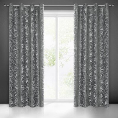 Takoy Závěs LIVIA s botanickým reliéfním vzorem-HF-385836 | 140 x 250 cm – Hledejceny.cz