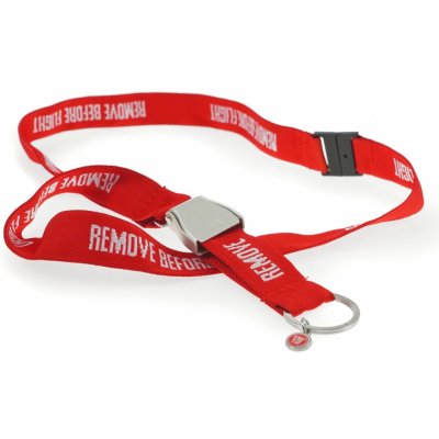 Šňůrka na krk RBF ORIGINALS REMOVE BEFORE FLIGHT červená – Zbozi.Blesk.cz