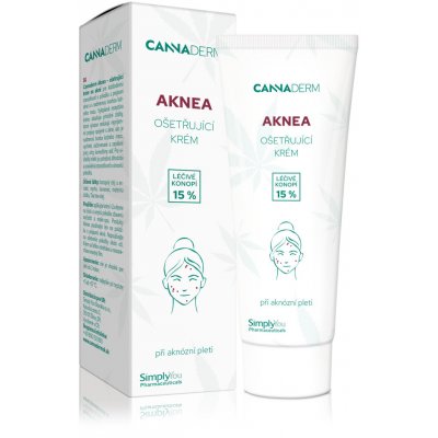 Cannaderm Aknea konopný ošetřující krém 75 g – Hledejceny.cz