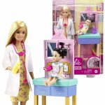 Barbie povolání herní set dětská doktorka blondýnka – Zbozi.Blesk.cz