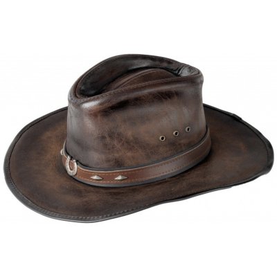 Kožený klobouk Klondajk