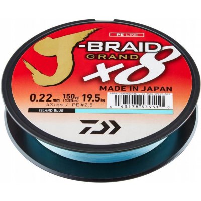 Daiwa J-BRAID GRAND X8 0,06 mm x 270 m – Zboží Mobilmania