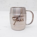 Nerezový chladící "půllitr" HOORAY s vlastním jménem, 400 ml – Hledejceny.cz