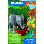 PLAYMOBIL 72092 Zoo: Slůně a ošetřovatelka – Zboží Živě