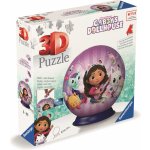 Ravensburger 3D puzzle svítící Gabby’s Dollhouse 72 ks – Zboží Dáma