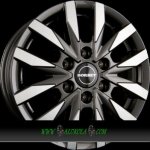 Borbet CW6 6,5x17 6x130 ET62 mistral anthracite polished – Sleviste.cz