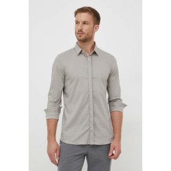 Calvin Klein pánská košile slim s klasickým límcem K10K112096 šedá