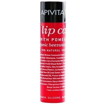 Apivita Lip Care Pomegranate vyživující balzám na rty (Organic Beeswax & Olive Oil) 4,4 g