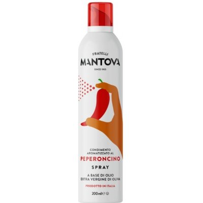Mantova Olej ve spreji olivový s příchutí chilli 200 ml – Zboží Dáma