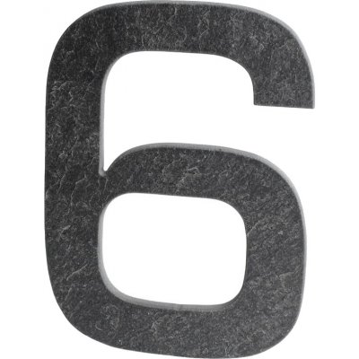 Kateon Domovní číslo popisné Břidlice - Euromode varianta: číslo 6