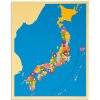 Montessori smyslová pomůcka Nienhuis Puzzle – mapa Japonska