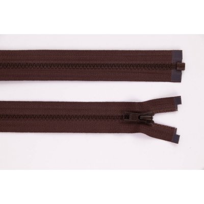 de-park Zip YKK - 70cm - dělitelný - čokoládově hnědá - 729 – Hledejceny.cz