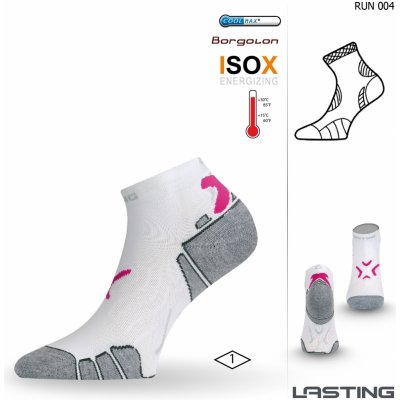 Běžecké ponožky RUN 004 bílá