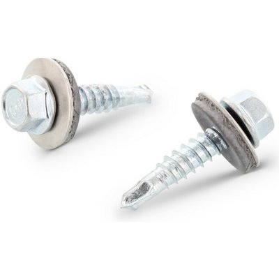 INOX ART. 9504 tex šroub samovrtný se 6-hr hlavou a těsnící podložkou 16mm, BIMETAL vrtací výkon 2 mm, nerez A2 Varianta: Samovrtný šroub 6-hr hlava těsnící podl. 16mm, Bi-Metal vrtací výkon 2mm, nere – Hledejceny.cz