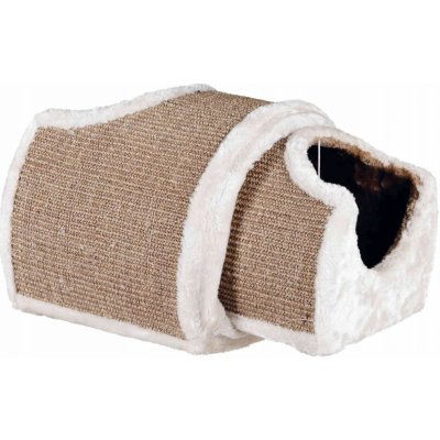 Trixie Plyšový škrábací tunel pro kočky 110 x 30 x 38 cm – Zboží Dáma