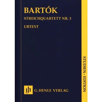 Béla Bartók String Quartet no. 3 noty pro smyčcový kvartet partitura – Hledejceny.cz