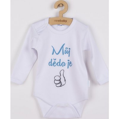 Body s potiskem New Baby Můj děda je jednička, – Hledejceny.cz