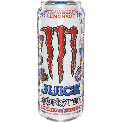 Monster Energy Juice Strawberry Lemonade 473 ml – Sleviste.cz