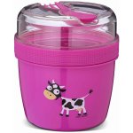 Carl Oscar N'ice Cup lunch box růžová kravička – Zboží Dáma