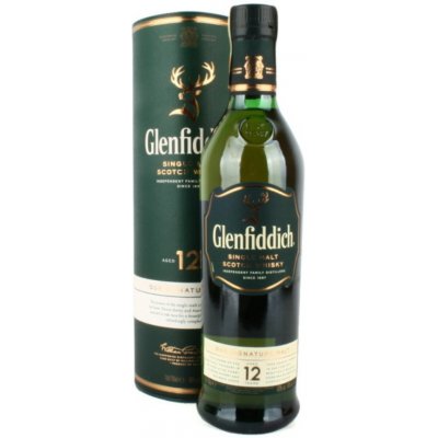 Glenfiddich 12yo 0,7L 40% (tuba)