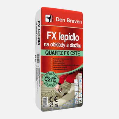 FX lepidlo na obklady a dlažbu QUARTZ FX C2TE Den Braven, pytel 25 kg – Zboží Mobilmania