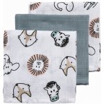 Meyco Odříhávače 3-pack Animal/ Stone Green – Zboží Dáma