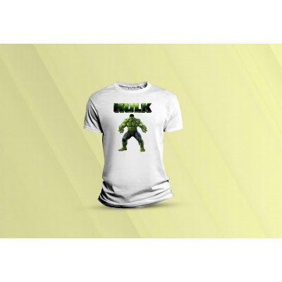Sandratex dětské bavlněné tričko Hulk., bílá