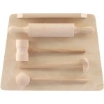 Teddies kuchyňské nádobí dřevěné prkénko váleček palička 23cm – Zbozi.Blesk.cz