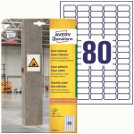 Avery Zweckform L7872-20 Super lepivé etikety 35,6x16,9mm 1600ks bílá – Sleviste.cz