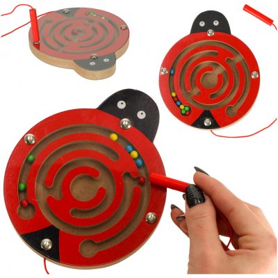 KIK magnetický labyrint zvířátka beruška – Sleviste.cz