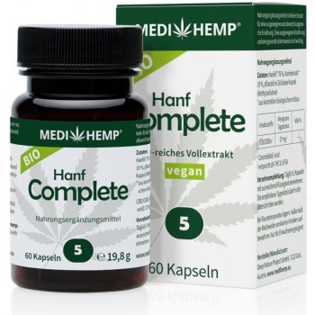Medihemp Organic Hemp Complete 5% CBD kapsle 810 mg 60 tobolek