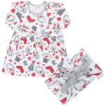 New Baby Kojenecké bavlněné šatičky s čelenkou Christmas – Zboží Dáma