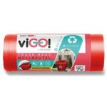 viGO! barevné pytle 120 l 7ks 40 µm červené – Zboží Dáma
