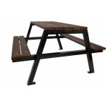 HTI Zahradní set Piknik KA-P1031 1750 mm, dlouhé ukotvení (k zabetonování), zinek – Sleviste.cz