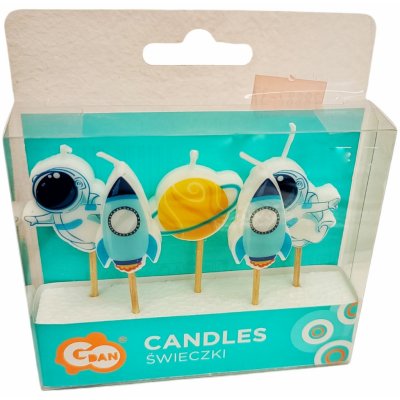 GoDan Dortové svíčky Vesmír – Zboží Dáma