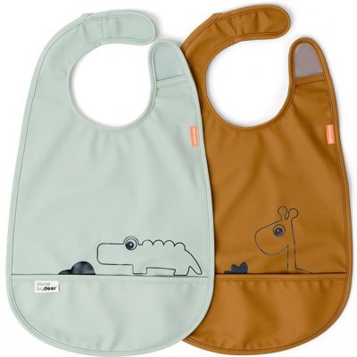 Done by Deer set 2ks bryndáčků Deer friends hořčicový/zelený – Zboží Dáma