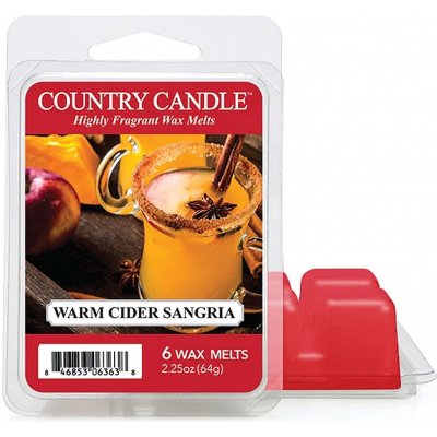 Country Candle Vonný Vosk Warm Cider Sangria 64 g – Hledejceny.cz