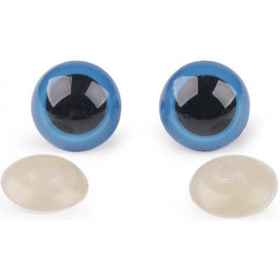 Oči s pojistkou Ø18 mm - modrá (20 sada) – Sleviste.cz