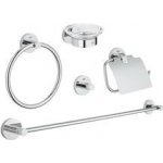 Grohe Essentials Sada doplňků do koupelny 5 v 1, chrom 40344001 – Zboží Mobilmania