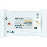 Attitude Vlhčené ubrousky pro citlivou a atopickou pokožku bez vůně 72ks – Hledejceny.cz