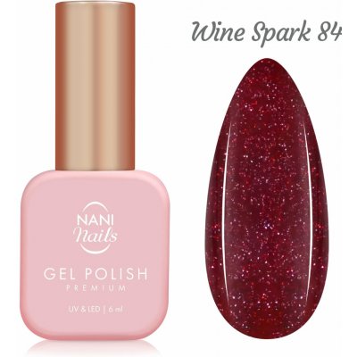 NANI gel lak Premium 6 ml - Wine Spark – Sleviste.cz