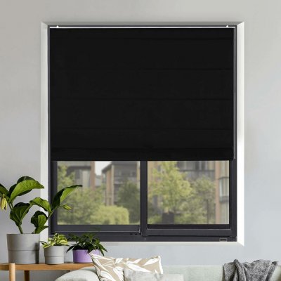 Roleta Římská, Bello, Černá, RB 023 , 130 x 60 cm – Hledejceny.cz