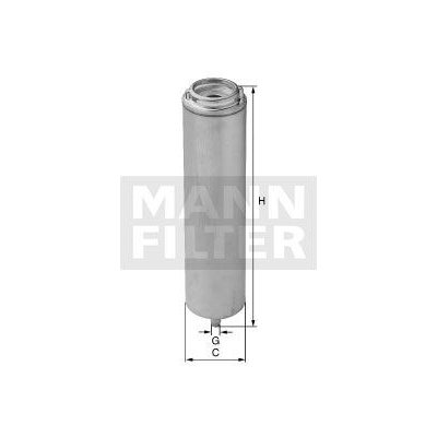 MANN-FILTER Palivový filtr MANN WK519 (MF WK519) | Zboží Auto