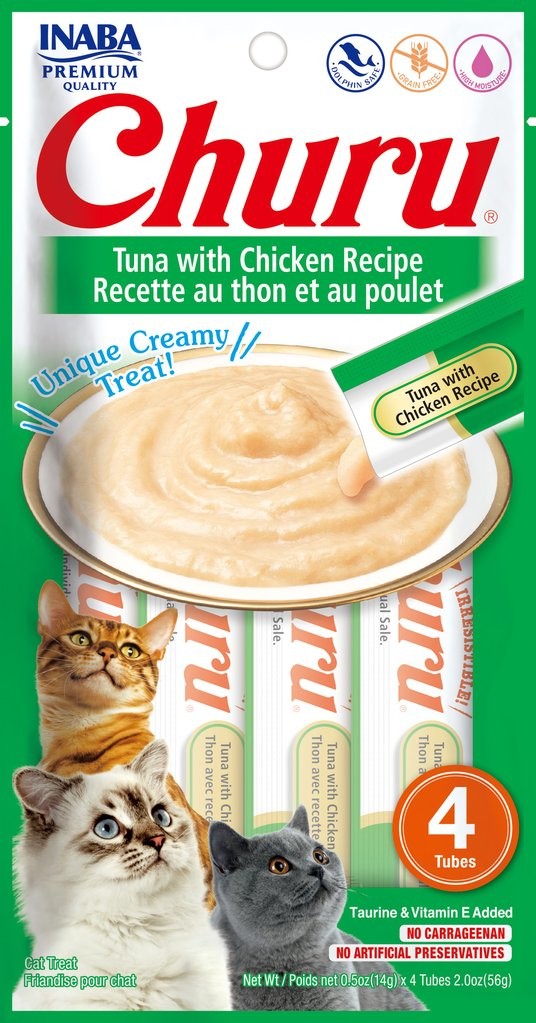 Churu Cat Purée Tuna with Chicken 4 x 14 g