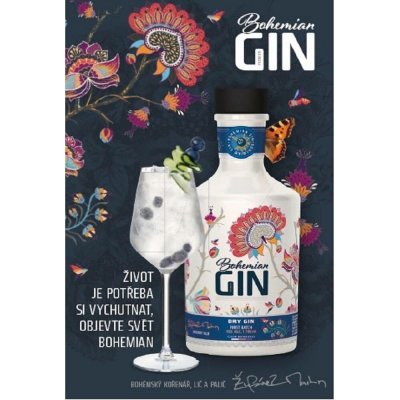 Bohemian Dry Gin 45% 0,7 l (holá láhev) – Sleviste.cz