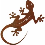 Ještěrka - kovová dekorace do zahrady i interiéru – Zboží Dáma