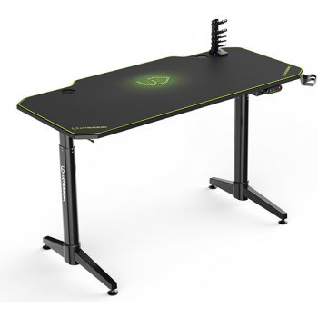 ULTRADESK Herní stůl LEVEL 140×66 cm Ultradesk LEVEL Zelená