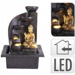 ProGarden fontána pokojová s LED osvětlením BUDDHA oblá – Zboží Dáma
