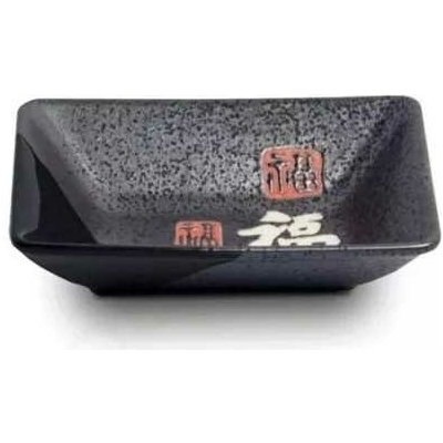 Made in China Servírovací miska na Sushi omáčku se znakem Fu - porcelán 9,5 cm – Zboží Mobilmania